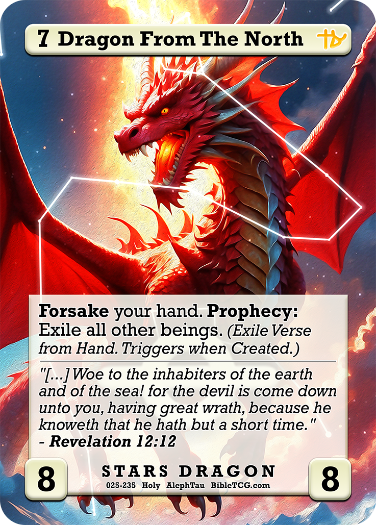 Card Back Christian Bible Trading Card Game Bible TCG