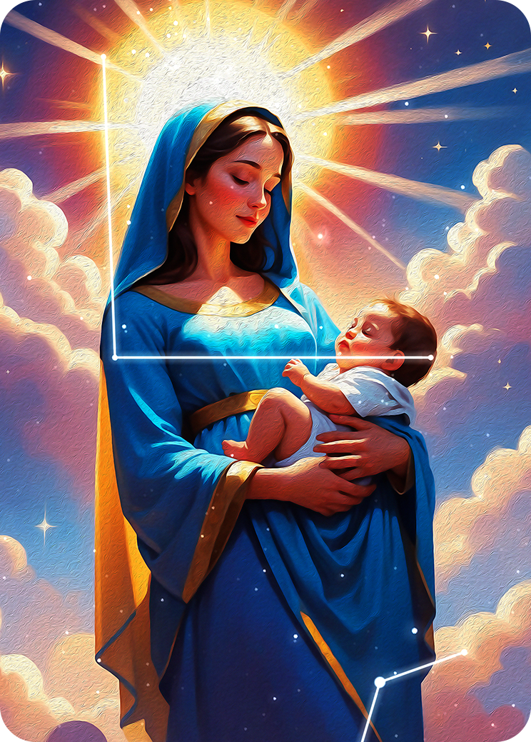 Virgin Birth Christian Bible Trading Card Game Bible TCG