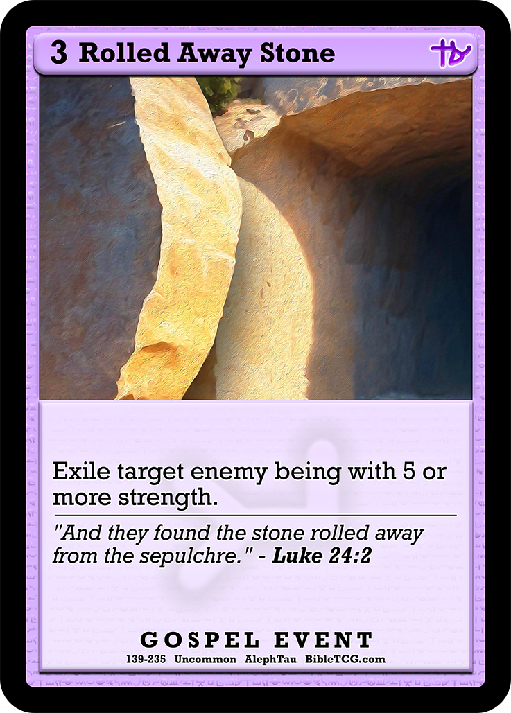 Card Back Christian Bible Trading Card Game Bible TCG