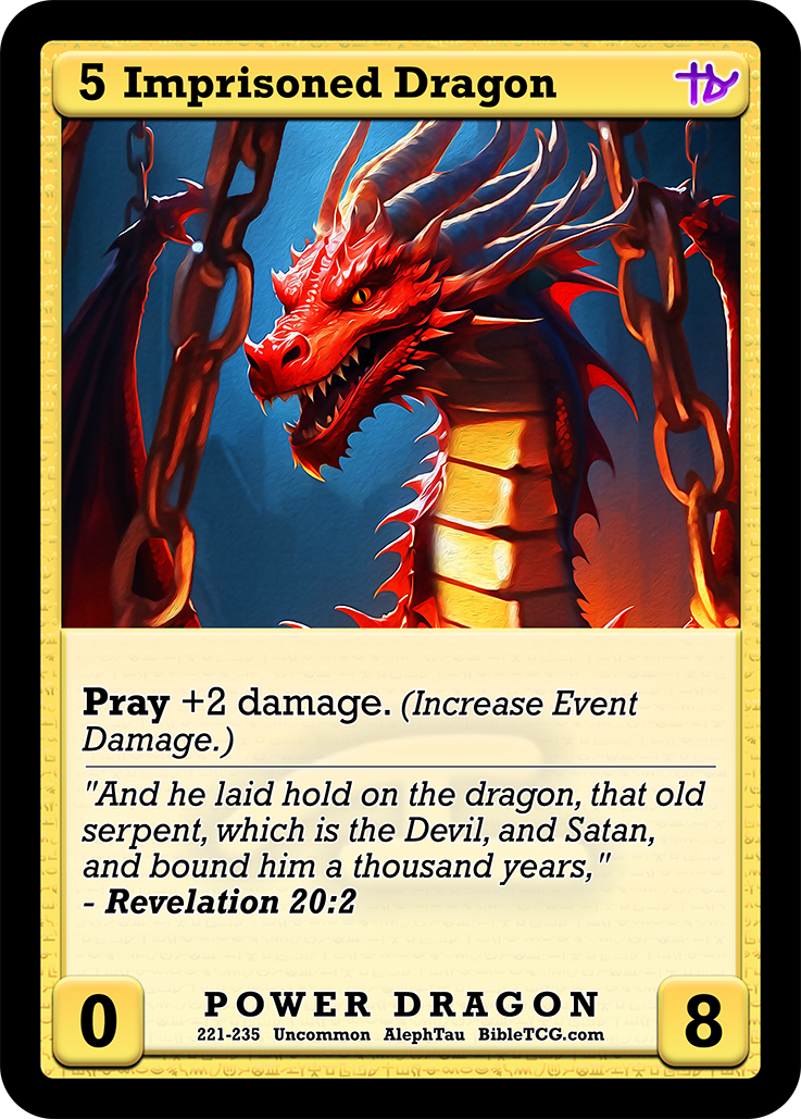 Card Back Christian Bible Trading Card Game Bible TCG