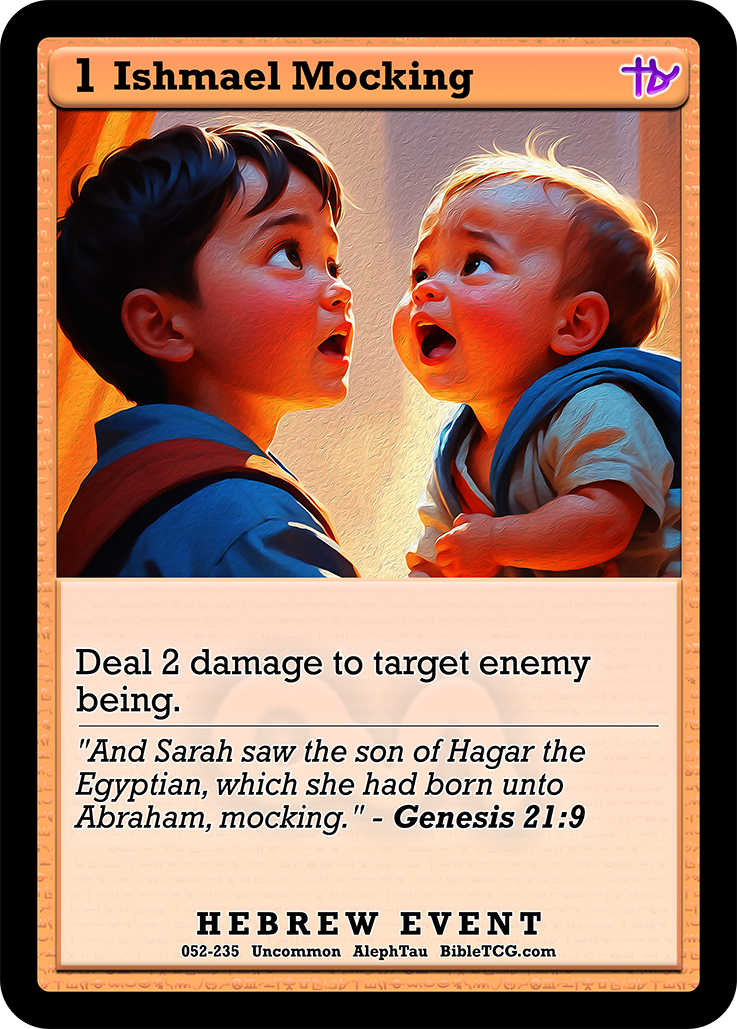 Card Back Christian Bible Trading Card Game Bible TCG