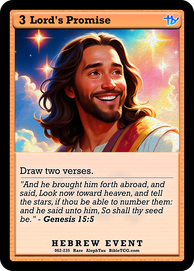 Card Back Christian Bible Trading Card Game Bible TCG