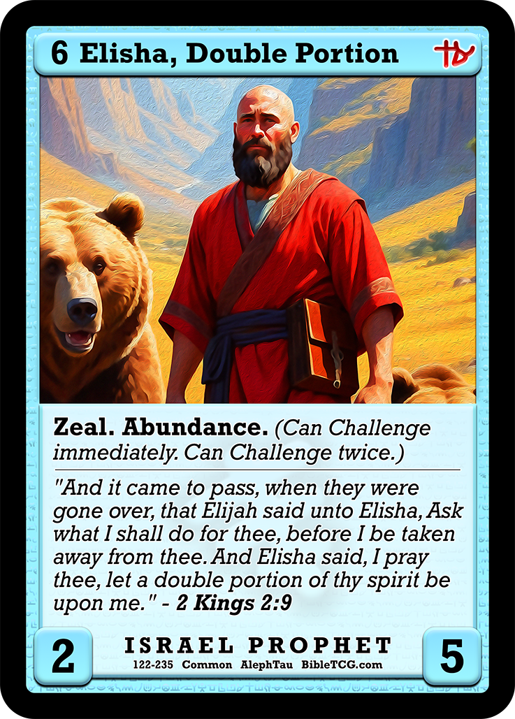 Card Back Christian Bible Trading Card Game Bible TCG
