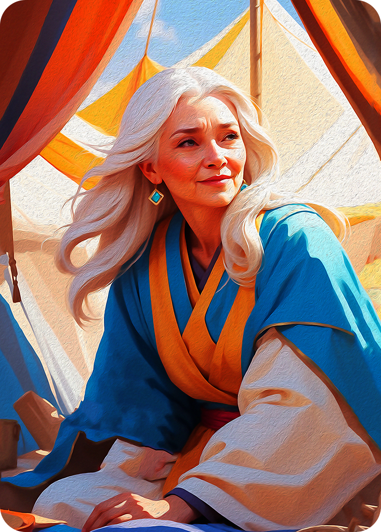 Sarah, Heir's Mother Artwork — Bible TCG Genesis Set card 70/250