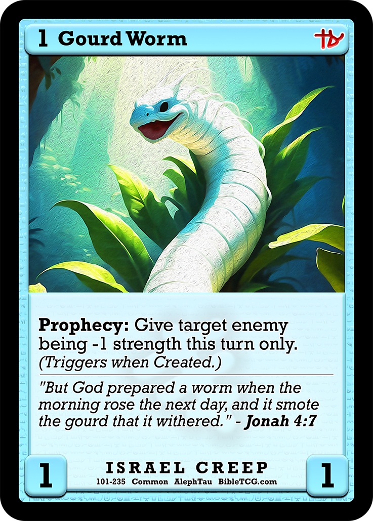 Card Back Christian Bible Trading Card Game Bible TCG