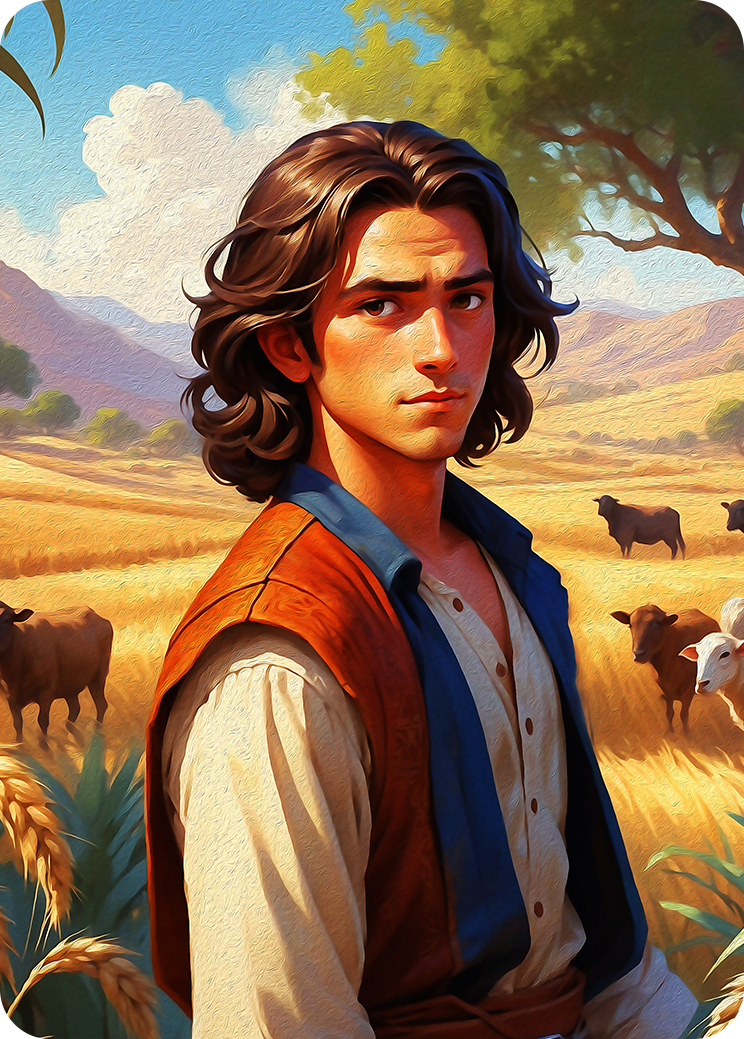 Seth, Replacing Abel Artwork — Bible TCG Genesis Set card 41/250