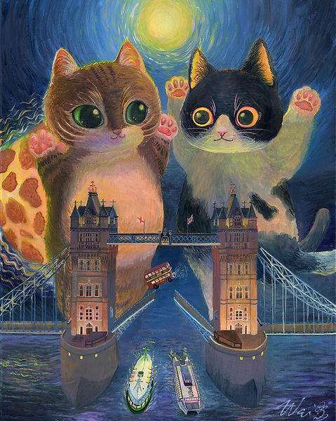 20251013-Paws Beneath the Moon-61x46x2cm-s.jpg