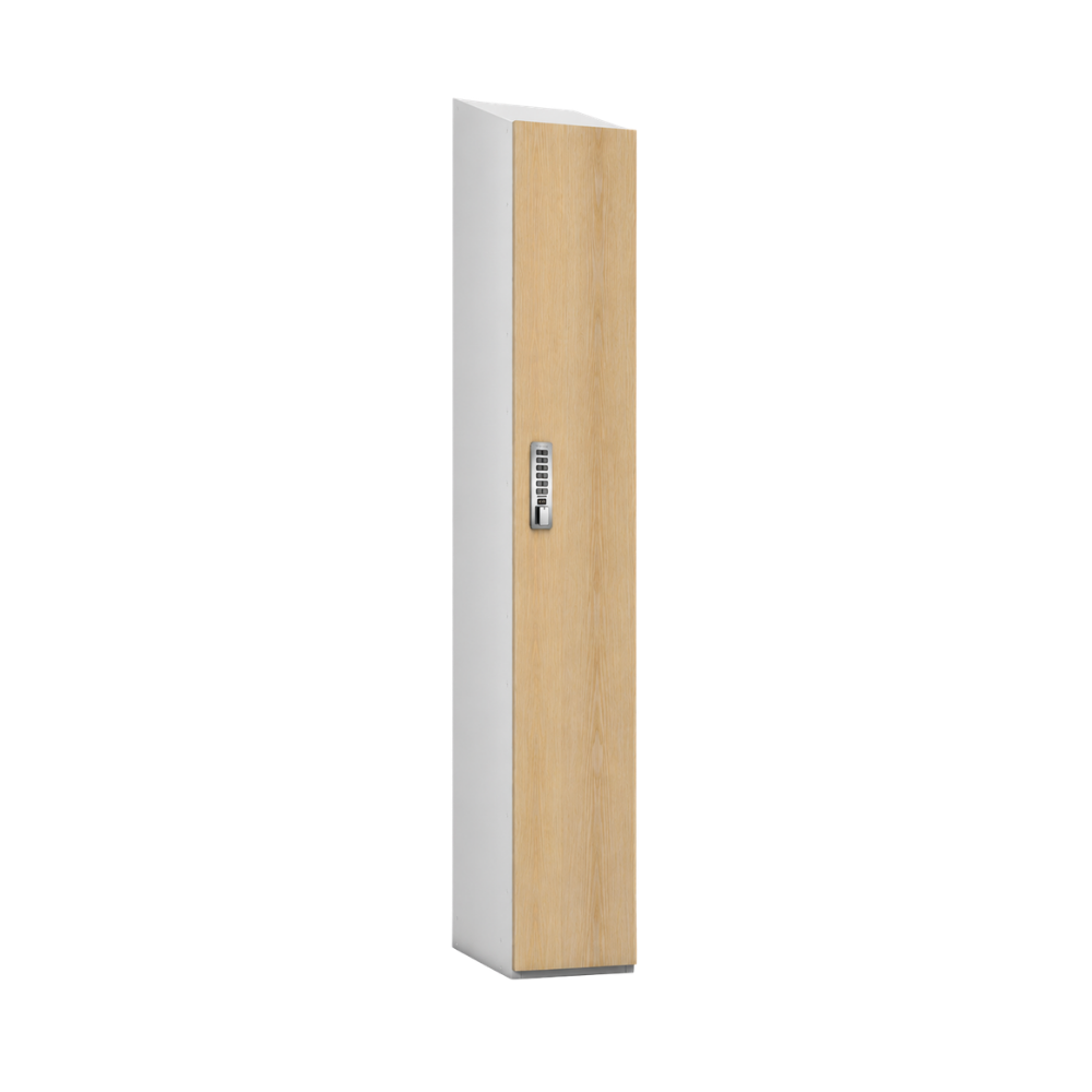 1-Door Wood Laminate Locker fitted with Digital Keypad Lock