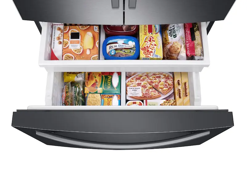 Thumbnail: 26.5 cu. ft. Large Capacity 3-Door French Door Refrigerator with Family Hub