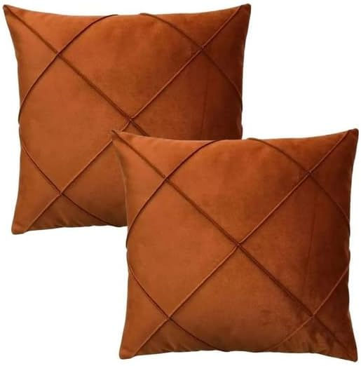 Kit Com 2 Capas Para Almofadas Terracota