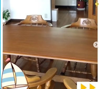 カフェのテーブル