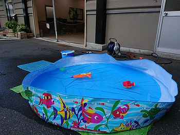 水遊び