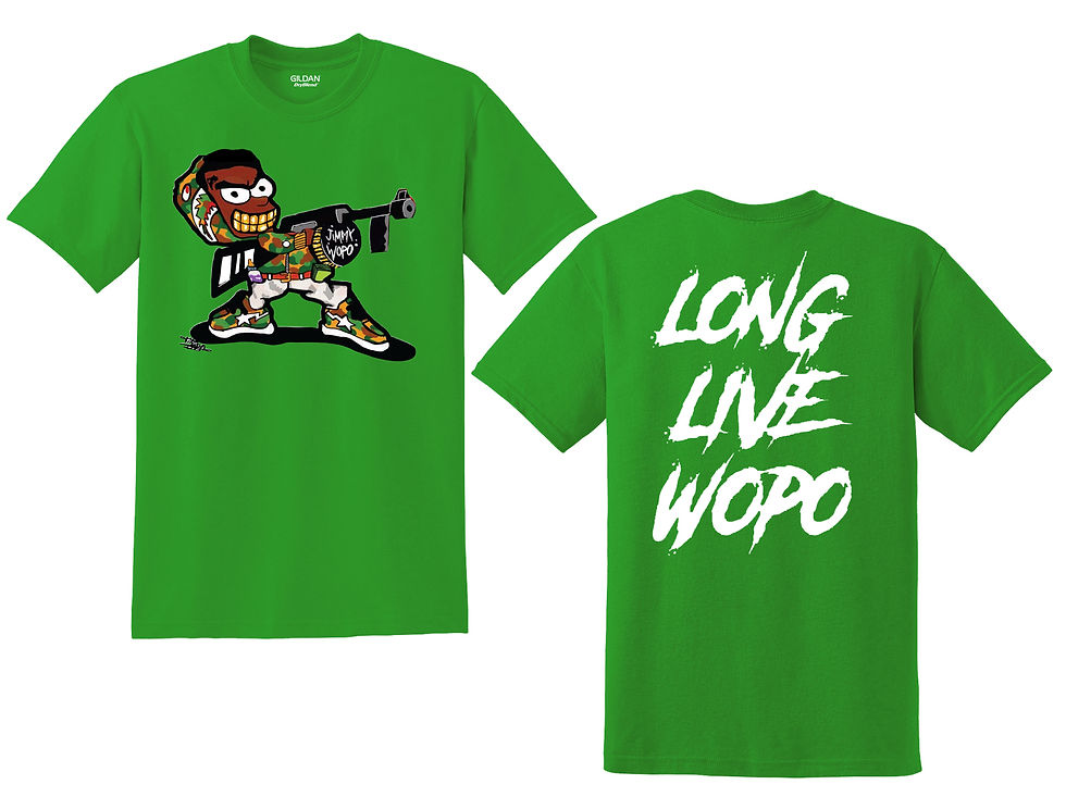 Thumbnail: Wopo Cartoon Tee - Adult