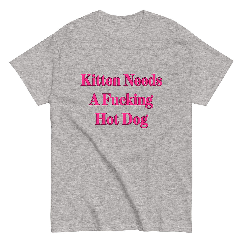 Thumbnail: Kitten Needs A Hot Dog- Gildan Tee