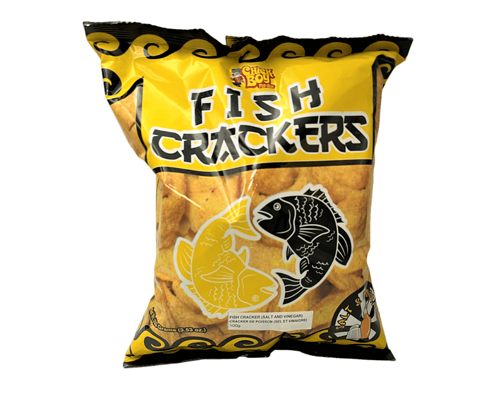 Chick Boy Fish Crackers Salt & Vinegar 100g
