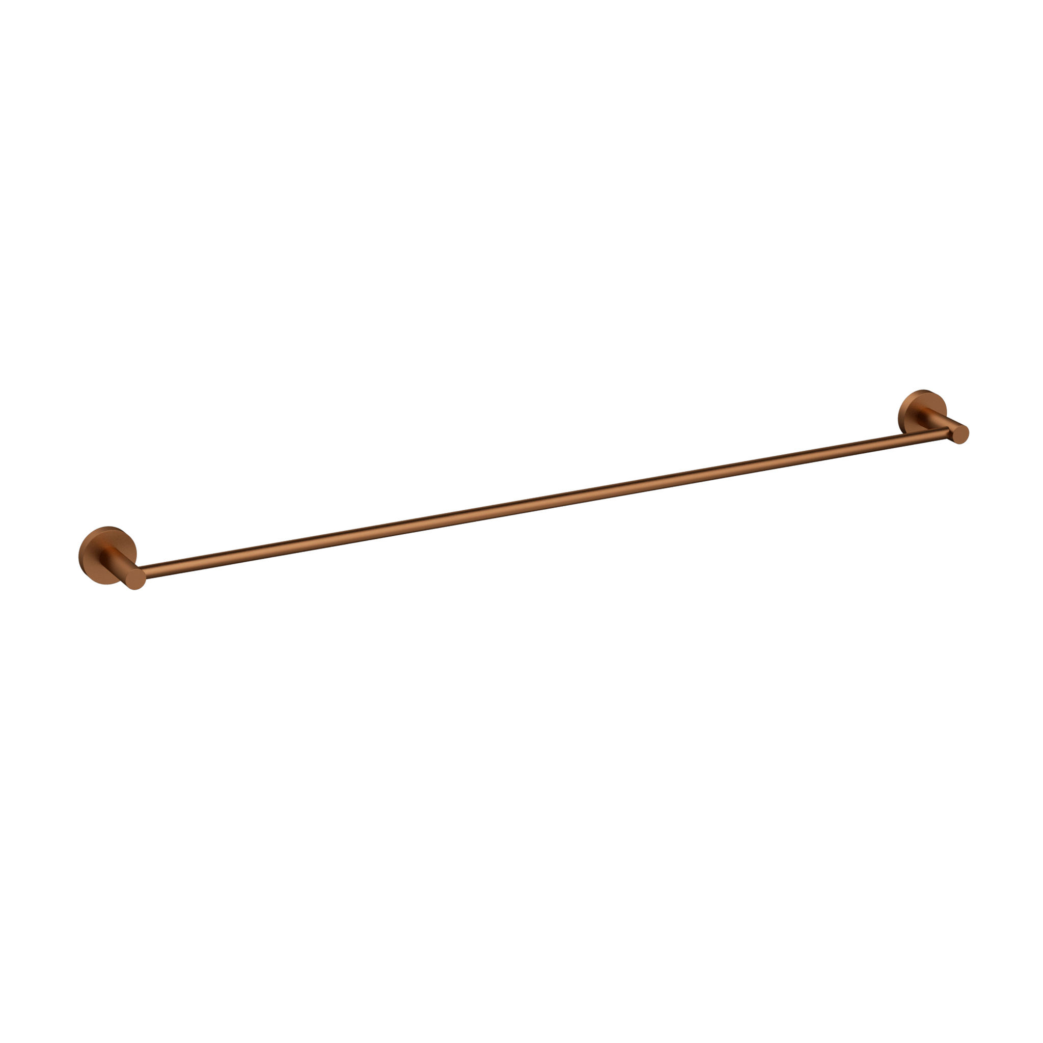 Otus Slimline SS304 Single Towel Rail 900mm - Brushed Copper