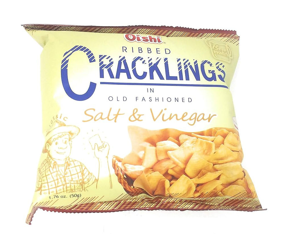 Oishi Cracklings Salt & Vinegar Beer Match 50g