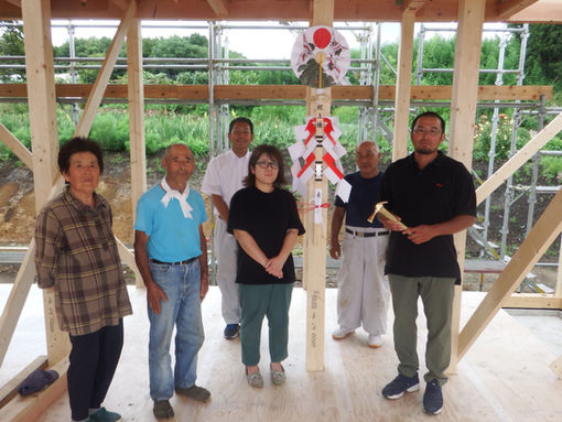 S様邸 祝!! 上棟式!!