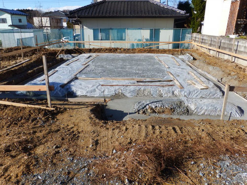 FM様邸 新築工事 基礎工事~建て方