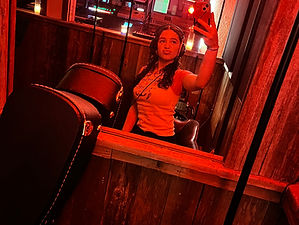 Taija studio selfie