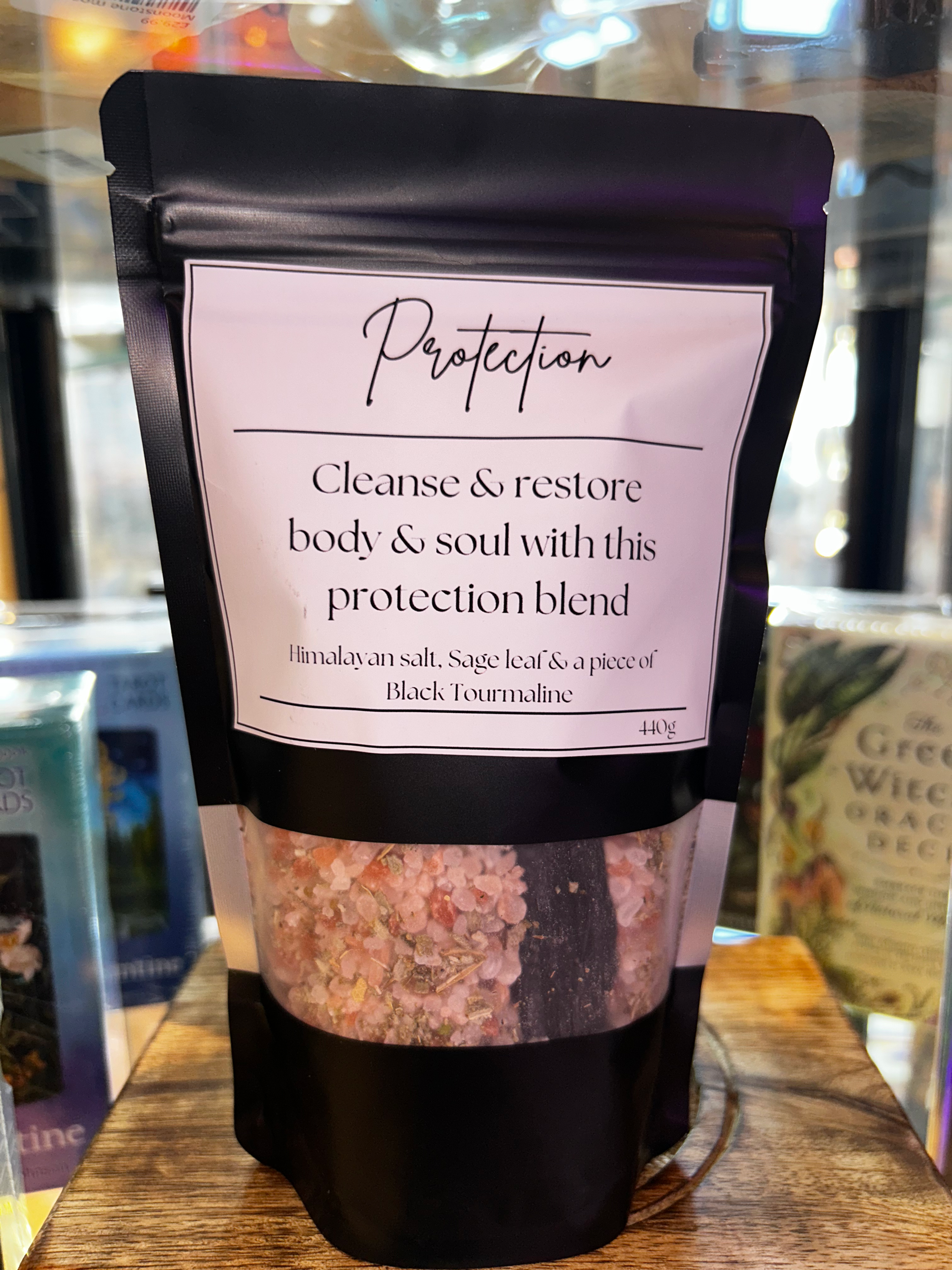 Protection blended bath salts