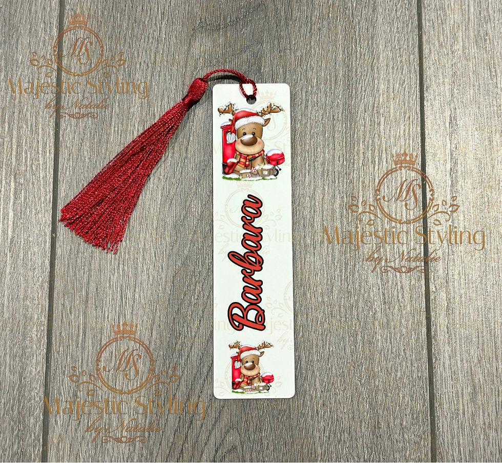 Postal Worker Reindeer Bookmark