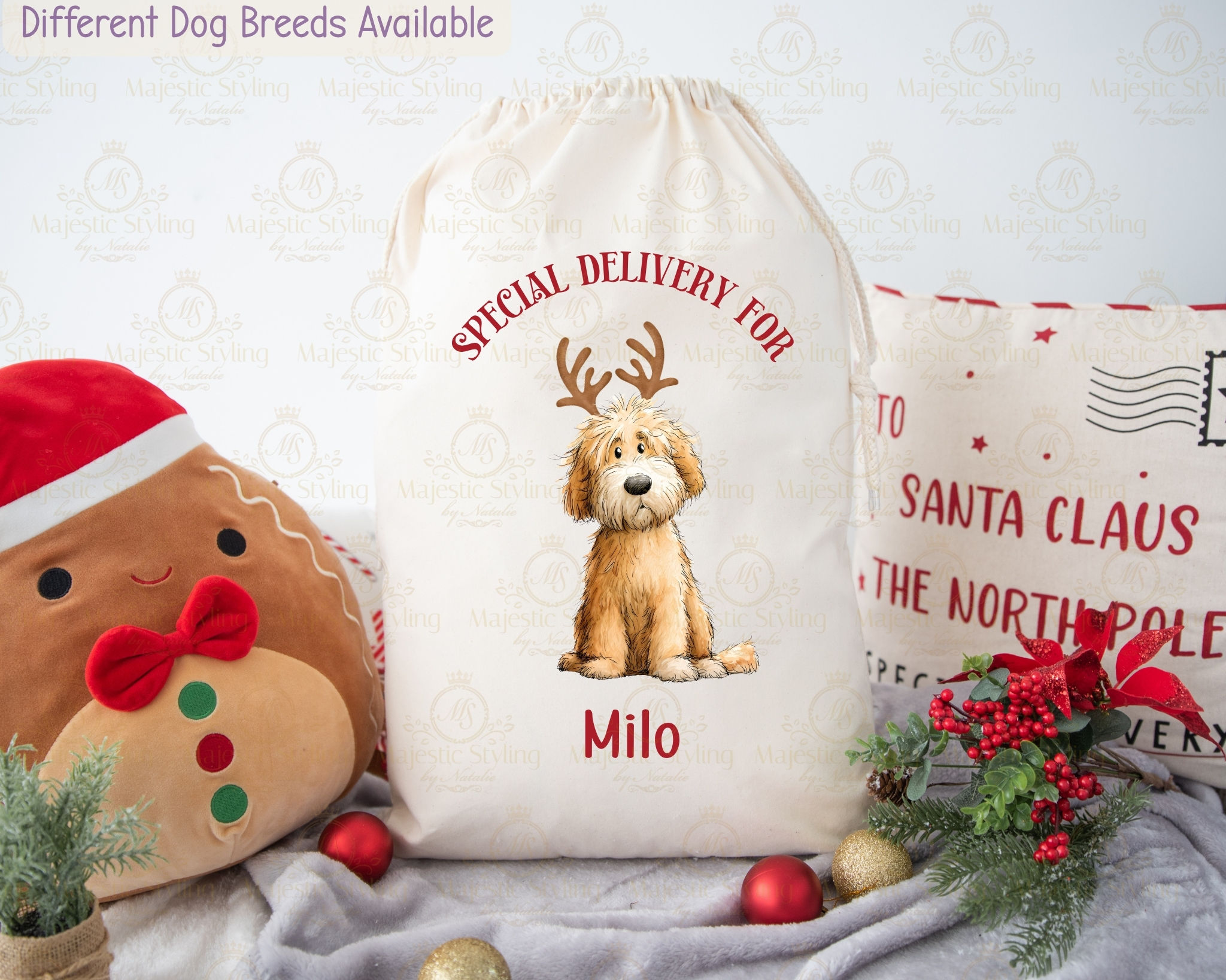 Christmas Dogs Sack