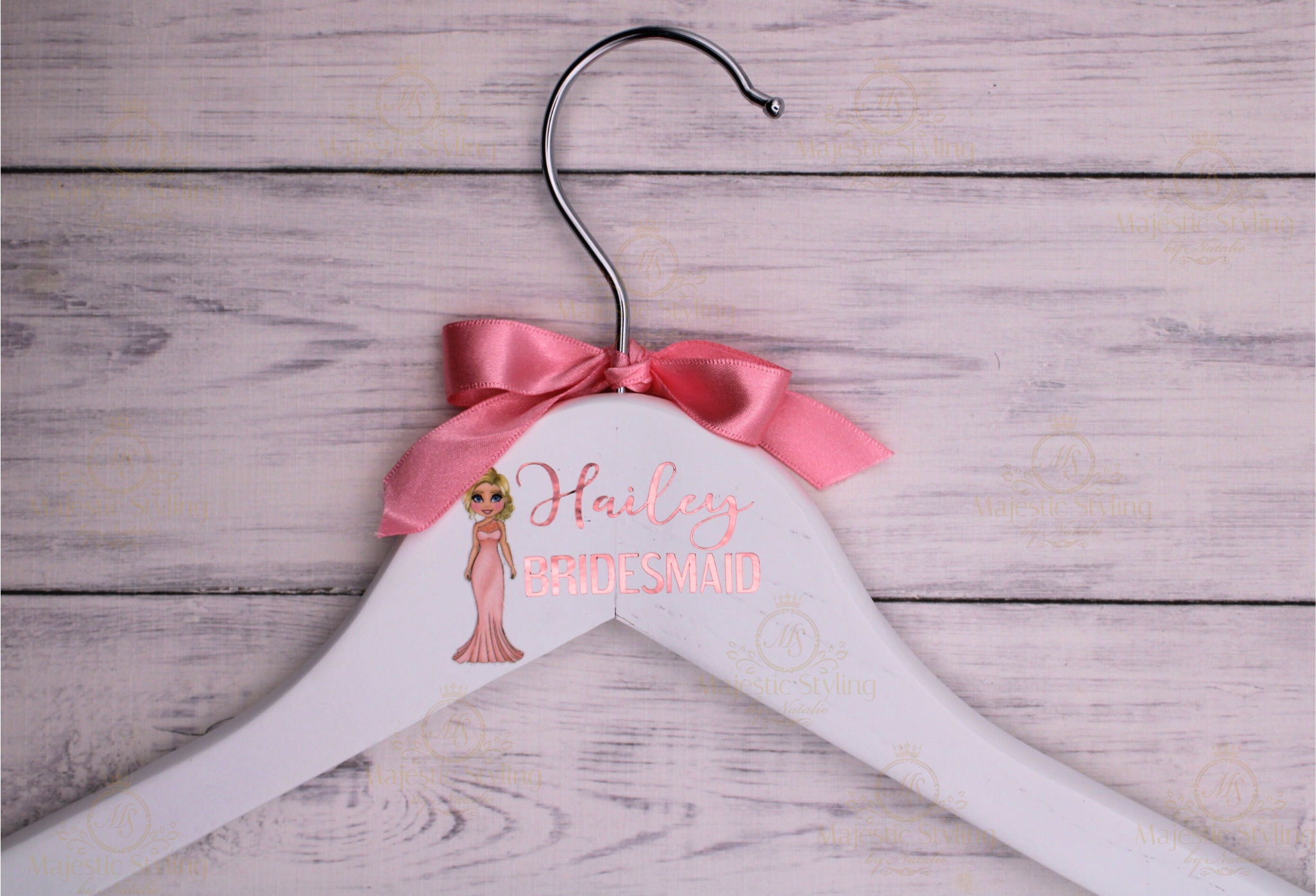 Dolly Collection - White Hanger (Bridesmaid)