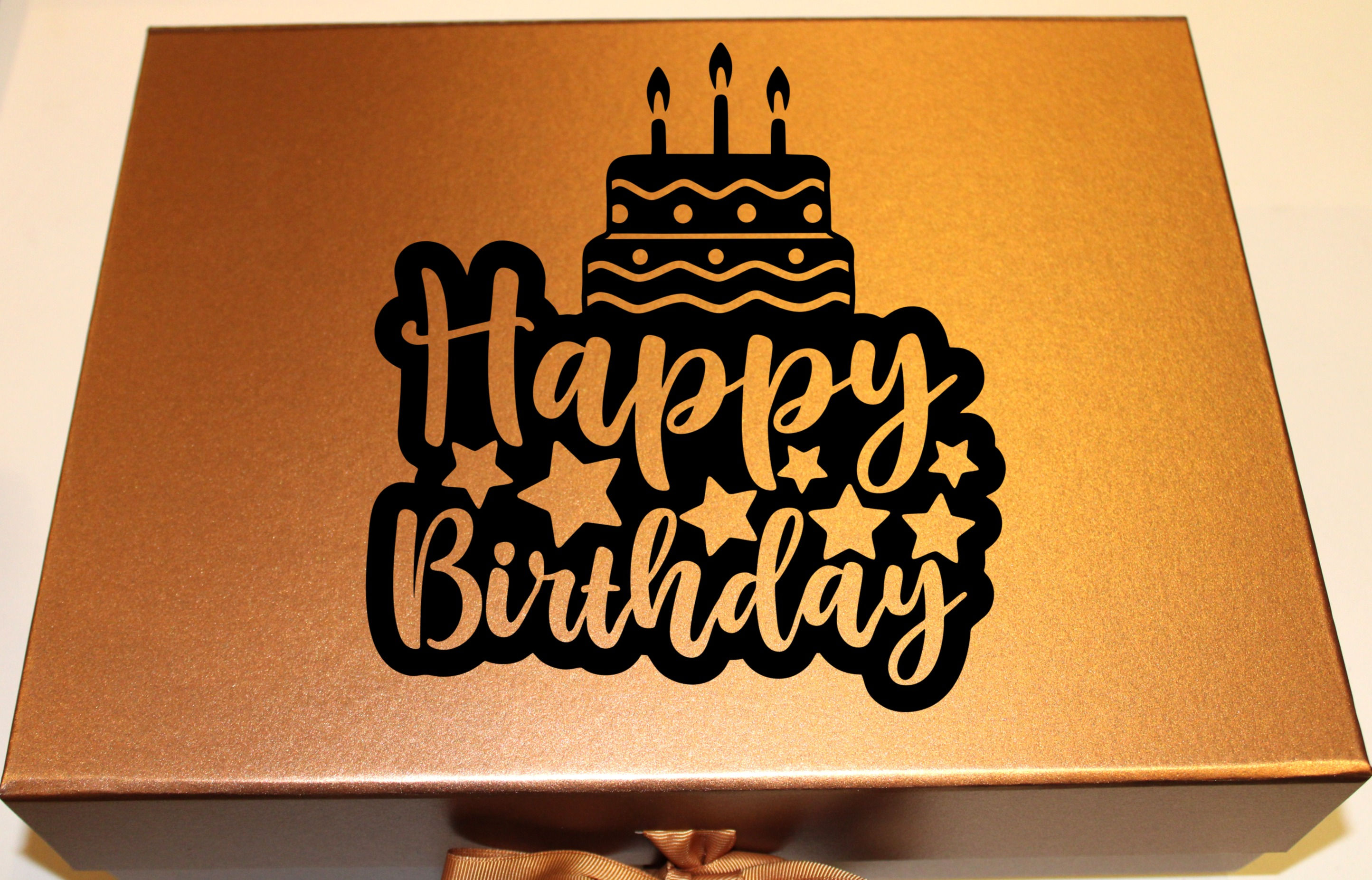 Large Birthday Gift Box (Cake)