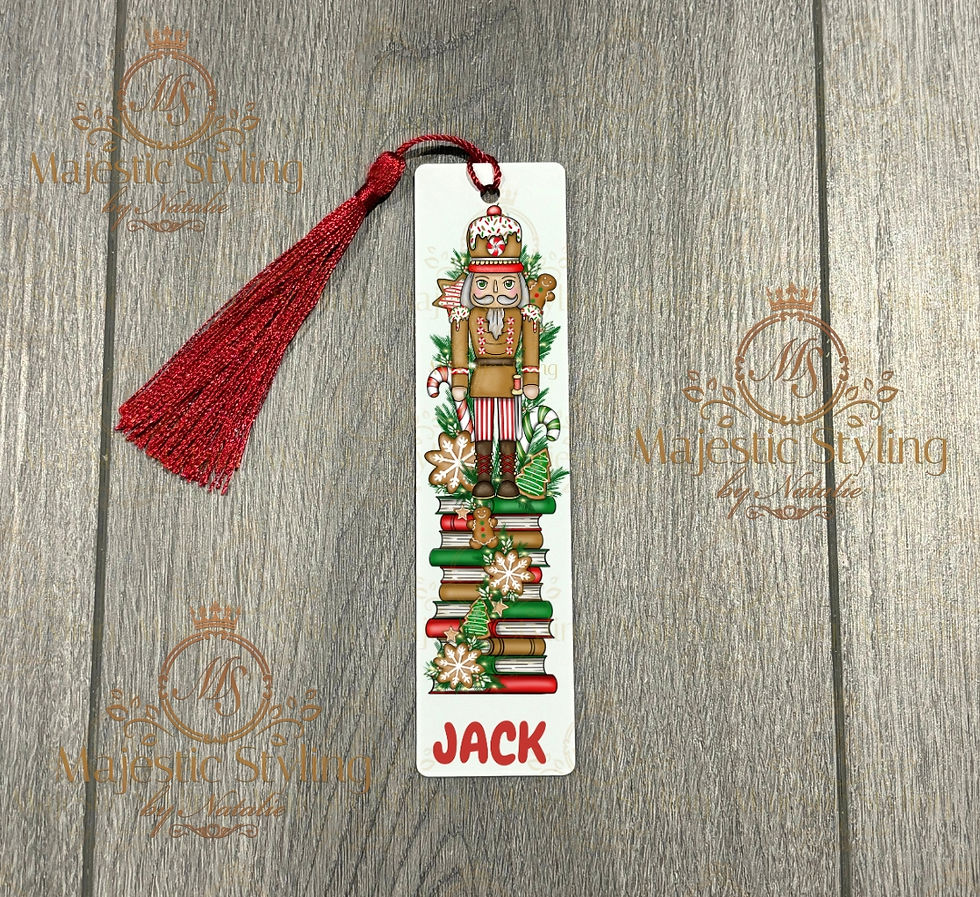 Gingerbread Nutcracker Bookmark