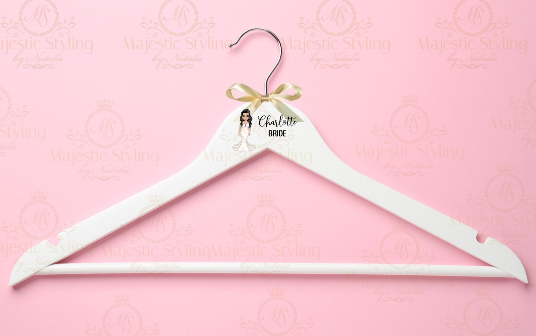 Dolly Collection - White Hanger (Curvy Bride)