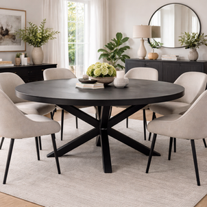 handmade concrete dining tables