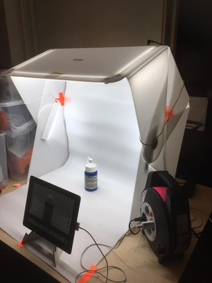 Getting ready for working at Kolding Light Festival