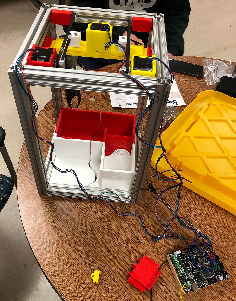 Motors and Base attached