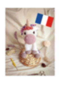 Patron Licorne Girly 🦄 - FR