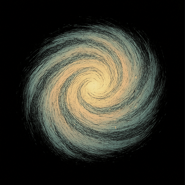 A spiral galaxy.