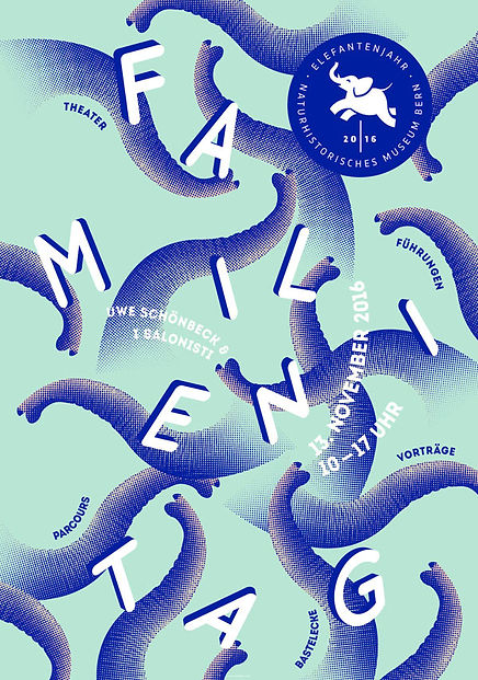 Thea Sonderegger, Elefantenjahr Familientag Plakat