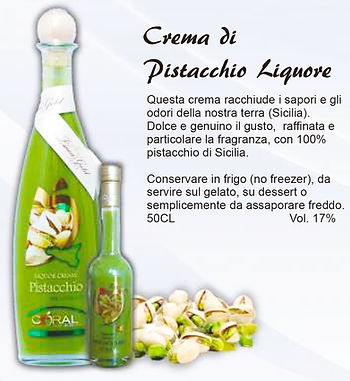 Liquore Siciliano Crema di Pistacchio