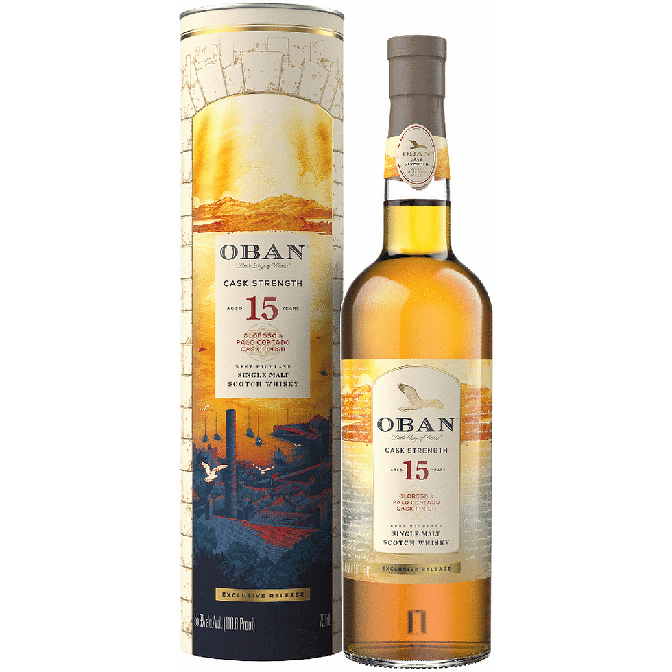 Oban 15 Year Cask Strength Sherry Cask Finished Scotch