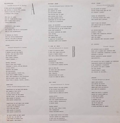 Fernando Marques e Sandra Brito Dom De Amor / LP Com Encarte | Old