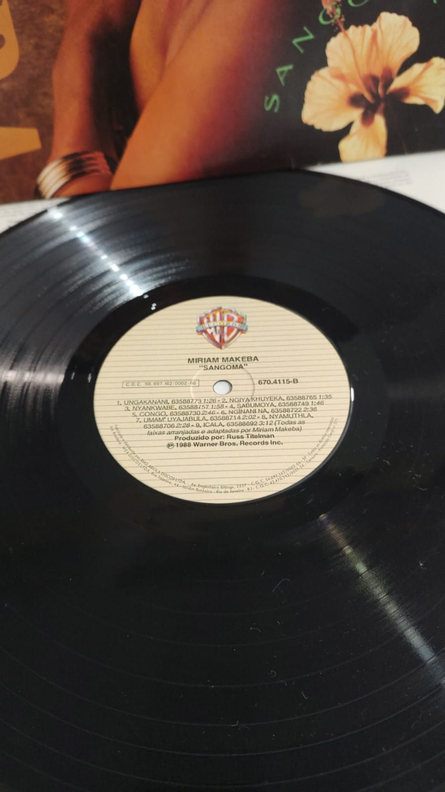 Miniatura: Miriam Makeba – Sangoma / LP Semi Novo Com Encarte
