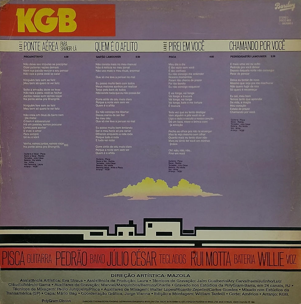 Miniatura: Banda KGB - LP VINIL