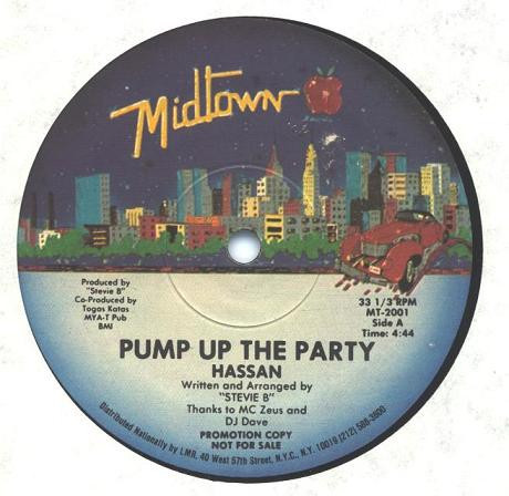 洋楽 p.u.m.p. nuthin but a party Hassan – Pump Up The Party - Single Importado | Old Records