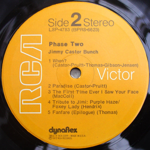 Miniatura: The Jimmy Castor Bunch – Phase Two / LP Importado - Lacrado