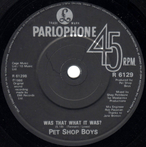 Miniatura: Pet Shop Boys – Opportunities (Let's Make Lots Of Money)