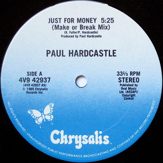 Miniatura: Paul Hardcastle – Just For Money (Extended) / Single  Imp