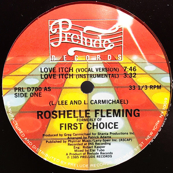 Roshelle Fleming – Love Itch / Single Import.