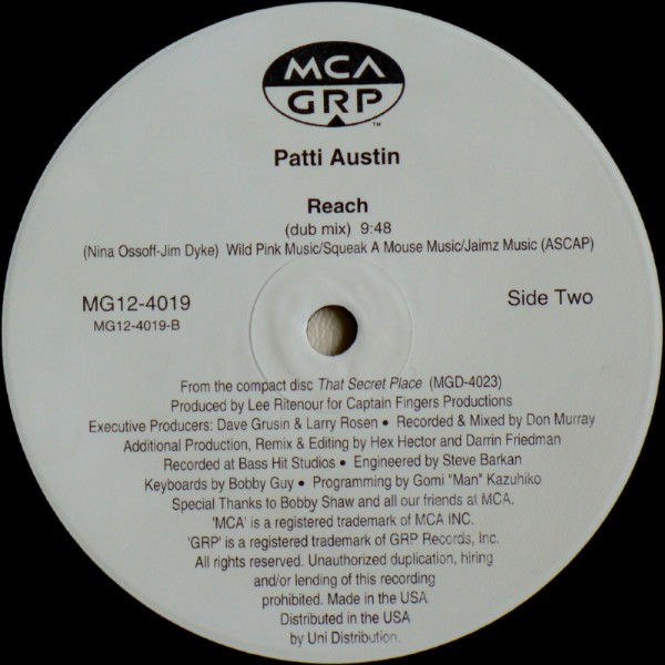 Miniatura: Patti Austin – Reach / Single Importado