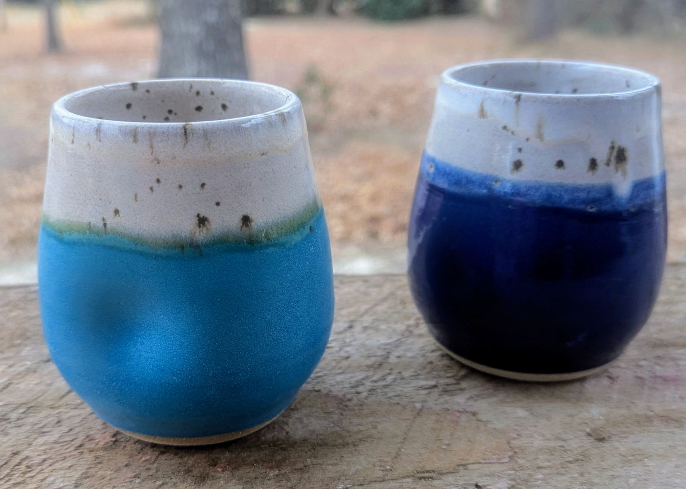 Handmade Pottery Wine Cups