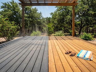 composite vs wood deck texas heat